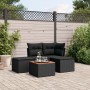 5-piece garden furniture set and black synthetic rattan cushions by , Garden sets - Ref: Foro24-3223584, Price: 258,23 €, Dis...