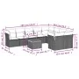10-piece garden sofa set with gray synthetic rattan cushions by , Garden sets - Ref: Foro24-3223820, Price: 565,25 €, Discoun...