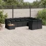 Set de sofás de jardín 10 pzas cojines ratán sintético negro de , Conjuntos de jardín - Ref: Foro24-3223822, Precio: 616,30 €...