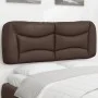Gepolstertes Kopfteil aus braunem Kunstleder, 120 cm von , Kopf- und Fußteile - Ref: Foro24-374570, Preis: 48,99 €, Rabatt: %