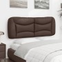 Gepolstertes Kopfteil aus braunem Kunstleder, 120 cm von , Kopf- und Fußteile - Ref: Foro24-374570, Preis: 49,45 €, Rabatt: %