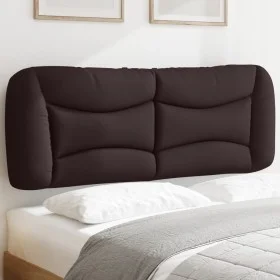 Dark brown fabric padded headboard 140 cm by , Headboards and footboards - Ref: Foro24-374579, Price: 76,69 €, Discount: %
