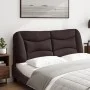 Gepolstertes Kopfteil aus dunkelbraunem Stoff, 140 cm von , Kopf- und Fußteile - Ref: Foro24-374579, Preis: 77,68 €, Rabatt: %