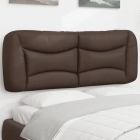 Gepolstertes Kopfteil aus braunem Kunstleder, 140 cm von , Kopf- und Fußteile - Ref: Foro24-374585, Preis: 74,50 €, Rabatt: %