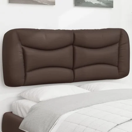Gepolstertes Kopfteil aus braunem Kunstleder, 140 cm von , Kopf- und Fußteile - Ref: Foro24-374585, Preis: 74,50 €, Rabatt: %