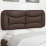 Gepolstertes Kopfteil aus braunem Kunstleder, 140 cm von , Kopf- und Fußteile - Ref: Foro24-374585, Preis: 82,61 €, Rabatt: %