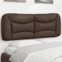 Gepolstertes Kopfteil aus braunem Kunstleder, 140 cm von , Kopf- und Fußteile - Ref: Foro24-374585, Preis: 74,50 €, Rabatt: %