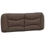 Gepolstertes Kopfteil aus braunem Kunstleder, 140 cm von , Kopf- und Fußteile - Ref: Foro24-374585, Preis: 74,50 €, Rabatt: %
