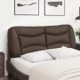 Gepolstertes Kopfteil aus braunem Kunstleder, 140 cm von , Kopf- und Fußteile - Ref: Foro24-374585, Preis: 74,50 €, Rabatt: %