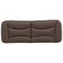 Gepolstertes Kopfteil aus braunem Kunstleder, 140 cm von , Kopf- und Fußteile - Ref: Foro24-374585, Preis: 74,50 €, Rabatt: %