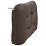 Gepolstertes Kopfteil aus braunem Kunstleder, 140 cm von , Kopf- und Fußteile - Ref: Foro24-374585, Preis: 74,50 €, Rabatt: %