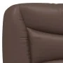 Gepolstertes Kopfteil aus braunem Kunstleder, 140 cm von , Kopf- und Fußteile - Ref: Foro24-374585, Preis: 74,50 €, Rabatt: %