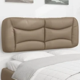 Gepolstertes Bettkopfteil aus Cappuccino-Kunstleder, 140 cm von , Kopf- und Fußteile - Ref: Foro24-374587, Preis: 81,69 €, Ra...