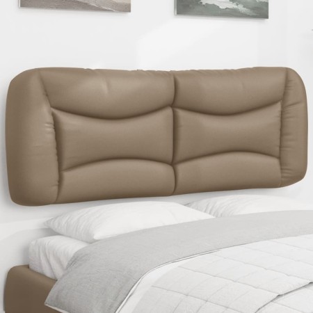 Gepolstertes Bettkopfteil aus Cappuccino-Kunstleder, 140 cm von , Kopf- und Fußteile - Ref: Foro24-374587, Preis: 82,90 €, Ra...