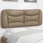 Cabecero de cama acolchado cuero sintético capuchino 140 cm de , Cabeceros y pies de cama - Ref: Foro24-374587, Precio: 81,70...