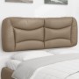 Gepolstertes Bettkopfteil aus Cappuccino-Kunstleder, 140 cm von , Kopf- und Fußteile - Ref: Foro24-374587, Preis: 82,90 €, Ra...