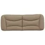 Cabecero de cama acolchado cuero sintético capuchino 140 cm de , Cabeceros y pies de cama - Ref: Foro24-374587, Precio: 81,70...
