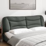 Gepolstertes Kopfteil aus dunkelgrauem Stoff, 180 cm von , Kopf- und Fußteile - Ref: Foro24-374601, Preis: 67,48 €, Rabatt: %