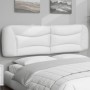 Weißes gepolstertes Bettkopfteil aus Kunstleder, 180 cm von , Kopf- und Fußteile - Ref: Foro24-374608, Preis: 79,29 €, Rabatt: %