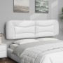 Weißes gepolstertes Bettkopfteil aus Kunstleder, 180 cm von , Kopf- und Fußteile - Ref: Foro24-374608, Preis: 79,29 €, Rabatt: %