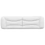 Cabecero de cama acolchado cuero sintético blanco 180 cm de , Cabeceros y pies de cama - Ref: Foro24-374608, Precio: 78,43 €,...