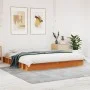 Estructura de cama madera maciza pino marrón cera 120x200 cm de , Camas y somieres - Ref: Foro24-3211838, Precio: 195,58 €, D...