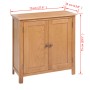Sideboard aus massiver Eiche 70x35x75 cm von , Sideboards - Ref: Foro24-243933, Preis: 184,31 €, Rabatt: %