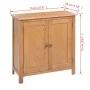 Sideboard aus massiver Eiche 70x35x75 cm von , Sideboards - Ref: Foro24-243933, Preis: 181,44 €, Rabatt: %