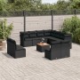 Garden sofa set 12 pieces with black synthetic rattan cushions by , Garden sets - Ref: Foro24-3223703, Price: 716,57 €, Disco...