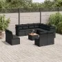 Garden sofa set 12 pieces with black synthetic rattan cushions by , Garden sets - Ref: Foro24-3223703, Price: 717,81 €, Disco...