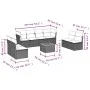 9-teiliges Gartensofa-Set mit beigen synthetischen Rattankissen von , Gartensets - Ref: Foro24-3223580, Preis: 546,61 €, Raba...