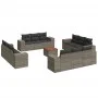 Garden sofa set with cushions 13 pieces gray synthetic rattan by , Garden sets - Ref: Foro24-3225381, Price: 987,80 €, Discou...