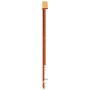 Bettkopfteil aus massivem, wachsbraunem Kiefernholz, 120 cm von , Kopf- und Fußteile - Ref: Foro24-844372, Preis: 42,53 €, Ra...