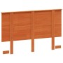 Bettkopfteil aus massivem, wachsbraunem Kiefernholz, 120 cm von , Kopf- und Fußteile - Ref: Foro24-844372, Preis: 42,53 €, Ra...