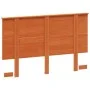 Cabecero de cama madera maciza de pino marrón cera 120 cm de , Cabeceros y pies de cama - Ref: Foro24-844372, Precio: 42,16 €...