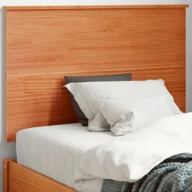 Bettkopfteil aus massivem Kiefernholz in Wachsbraun, 90 cm von , Kopf- und Fußteile - Ref: Foro24-844370, Preis: 34,53 €, Rab...