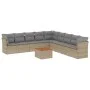 Juego de sofás jardín con cojines beige 10 pzas ratán sintético by , Garden sets - Ref: Foro24-3223693, Price: 605,46 €, Disc...