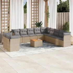 12-teiliges Gartensofa-Set und Kissen aus braunem Kunststoff-Rattan. von , Gartensets - Ref: Foro24-3223728, Preis: 727,73 €,...