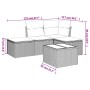 Garden sofa set with 5-piece synthetic rattan beige cushions by , Garden sets - Ref: Foro24-3249328, Price: 298,40 €, Discoun...
