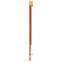 Bettkopfteil aus massivem Kiefernholz in Wachsbraun, 135 cm von , Kopf- und Fußteile - Ref: Foro24-844373, Preis: 45,24 €, Ra...