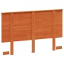 Bettkopfteil aus massivem Kiefernholz in Wachsbraun, 135 cm von , Kopf- und Fußteile - Ref: Foro24-844373, Preis: 45,24 €, Ra...