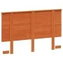 Cabecero de cama madera maciza de pino marrón cera 135 cm de , Cabeceros y pies de cama - Ref: Foro24-844373, Precio: 44,82 €...