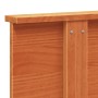 Bettkopfteil aus massivem Kiefernholz in Wachsbraun, 135 cm von , Kopf- und Fußteile - Ref: Foro24-844373, Preis: 45,24 €, Ra...
