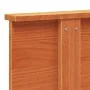 Bettkopfteil aus massivem Kiefernholz in Wachsbraun, 135 cm von , Kopf- und Fußteile - Ref: Foro24-844373, Preis: 44,83 €, Ra...