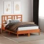 Bettkopfteil aus massivem Kiefernholz in Wachsbraun, 180 cm von , Kopf- und Fußteile - Ref: Foro24-844264, Preis: 49,66 €, Ra...