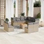 12-piece garden sofa set and brown synthetic rattan cushions by , Garden sets - Ref: Foro24-3223707, Price: 687,86 €, Discoun...