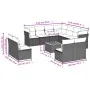 12-piece garden sofa set and brown synthetic rattan cushions by , Garden sets - Ref: Foro24-3223707, Price: 687,86 €, Discoun...