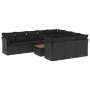 11-piece garden sofa set and black synthetic rattan cushions by , Garden sets - Ref: Foro24-3223836, Price: 674,73 €, Discoun...