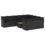 11-piece garden sofa set and black synthetic rattan cushions by , Garden sets - Ref: Foro24-3223836, Price: 690,98 €, Discoun...
