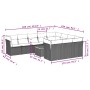 11-piece garden sofa set and black synthetic rattan cushions by , Garden sets - Ref: Foro24-3223836, Price: 674,73 €, Discoun...